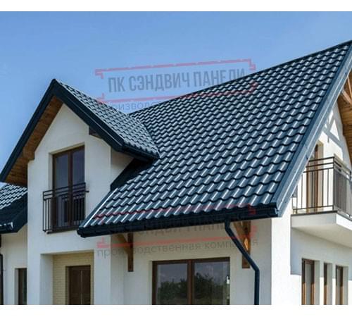 Металлочерепица Монтекристо-M RR35 PURETAN-0.5 Металлочерепица Монтекристо-M RR35 PURETAN-0.5