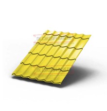 Металлочерепица Монтеррей RAL1018 Полиэстер-0.5