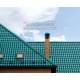 Металлочерепица Ламонтерра RAL5021 Полиэстер-0.5
