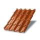 Металлочерепица Монтерроса-X Copper/Copper AGNETA-20-0.5