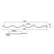 Металлочерепица Монтерроса-X RAL5002 Norman-0.5
