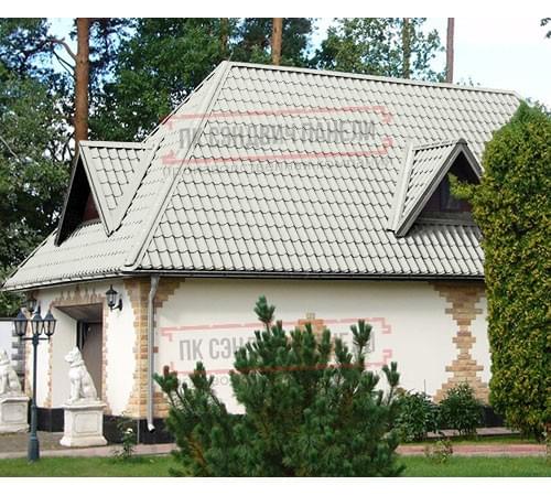 Металлочерепица Ламонтерра X RAL9002 Полиэстер-0.5 Металлочерепица Ламонтерра X RAL9002 Полиэстер-0.5