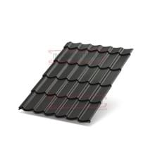 Металлочерепица Супермонтеррей RAL8019 Viking E-0.5