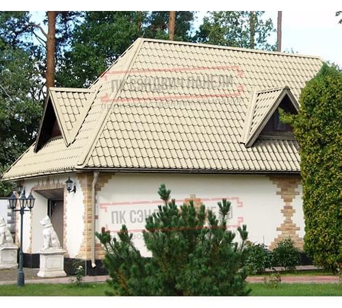 Металлочерепица Ламонтерра X RAL1015 Полиэстер-0.45 Металлочерепица Ламонтерра X RAL1015 Полиэстер-0.45