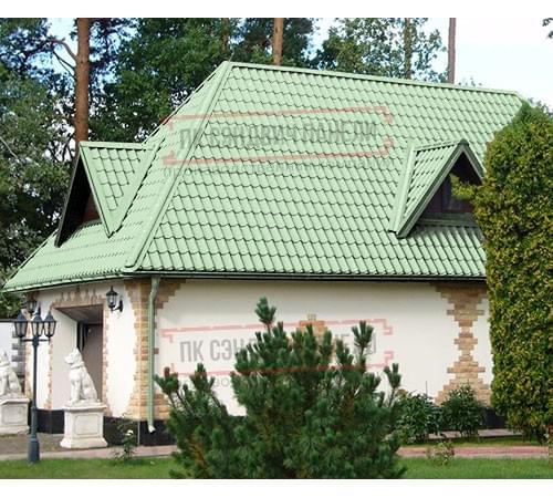 Металлочерепица Ламонтерра X RAL6019 Norman-0.5 Металлочерепица Ламонтерра X RAL6019 Norman-0.5
