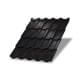 Металлочерепица Трамонтана-SL RAL9005 Viking E-0.5
