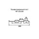 Профнастил МП20 окрашенный с нестандартной шириной 0,3 м толщина 0,6