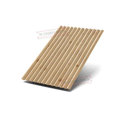 Профилированный лист МП18х1100 ECOSTEEL-Сосна-0.5 Профилированный лист МП18х1100 ECOSTEEL-Сосна-0.5