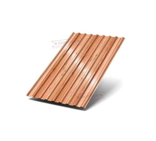Профнастил МП20-1100 ECOSTEEL_T-Кедр-0.5. Профнастил МП20-1100 ECOSTEEL_T-Кедр-0.5.