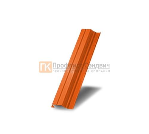 Профнастил Н75 окрашенный с нестандартной шириной 0,2 м толщина 0,45