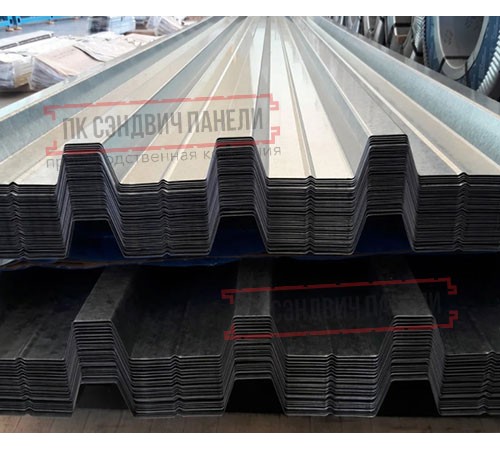 Профнастил нержавеющий НС57 0.6 AISI 304 Профнастил нержавеющий НС57 0.6 AISI 304