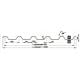 Перфорированный профнастил Т45-0,7 Оцинкованный
