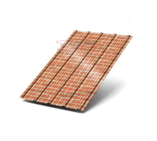 Профнастил ММ35-1000 ECOSTEEL Кирпич-0.5 Профнастил ММ35-1000 ECOSTEEL Кирпич-0.5