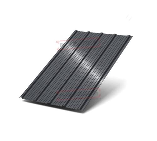 Профнастил ММ35-1000 Viking RAL7024-0.45 Профнастил ММ35-1000 Viking RAL7024-0.45
