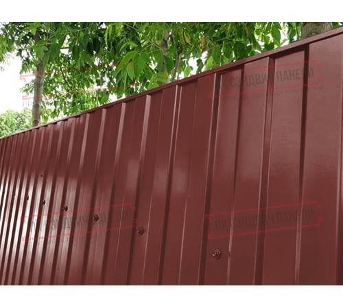 Профилированный лист МП10х1100 Полиэстер RAL3009-0.45 Профилированный лист МП10х1100 Полиэстер RAL3009-0.45