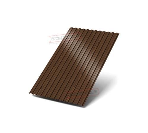 Профилированный лист МП10х1100 ECOSTEEL-МореныйДуб-0.5