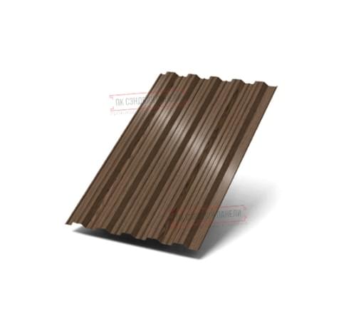 Профилированный лист НС35-1000 ECOSTEEL-Мореный Дуб-0.5 Профилированный лист НС35-1000 ECOSTEEL-Мореный Дуб-0.5