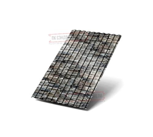 Профилированный лист С8х1150 ECOSTEEL-БелыйКамень-0.5.