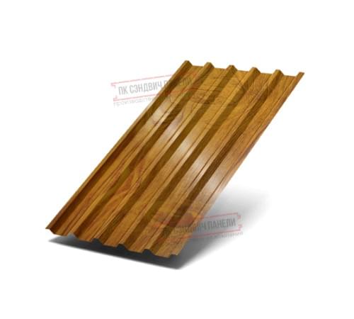 Профилированный лист С44-1000 ECOSTEEL_T-ЗолотойДуб-0.5 Профилированный лист С44-1000 ECOSTEEL_T-ЗолотойДуб-0.5