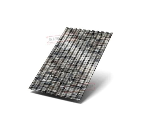 Профилированный лист C21х1000 ECOSTEEL-БелыйКамень-0.5 Профилированный лист C21х1000 ECOSTEEL-БелыйКамень-0.5