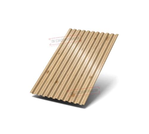 Профилированный лист C21х1000 ECOSTEEL_MA-Сосна-0.5