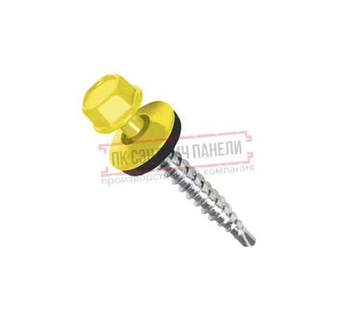 Саморезы 4,8х35 RAL 1018 Саморезы 4,8х35 RAL 1018