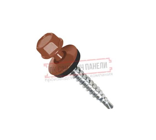 Саморезы 4,8х35 RAL 8004 Саморезы 4,8х35 RAL 8004