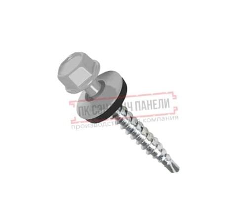 Саморезы 4,8х35 RAL 9006 Саморезы 4,8х35 RAL 9006