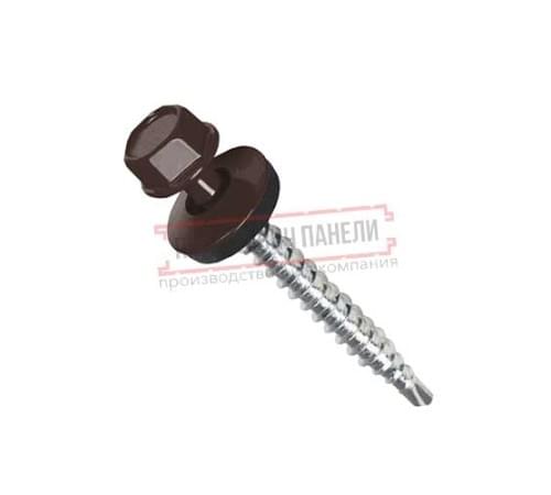 Саморезы 4,8х50 RAL 8017 (150 шт) Саморезы 4,8х50 RAL 8017 (150 шт)