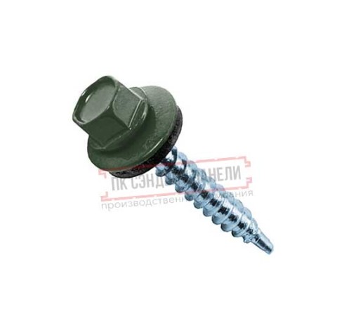 Саморезы 5,5х25 RAL 6020 Саморезы 5,5х25 RAL 6020