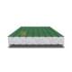 Сэндвич панели без замков с пенополистиролом, ширина 1200 мм, толщина 150 мм, 0.5/0.5, RAL 6002