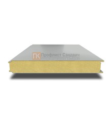 Сэндвич панели гладкие с пенополиизоциануратом, ширина 1000 мм, толщина 150 мм, 0.5/0.5, RAL9006