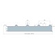 Сэндвич панели кровельные с минеральной ватой, ширина 1200 мм, толщина 30 мм, 0.5/0.5, RAL2004