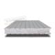 Сэндвич панели стеновые с пенополистиролом, ширина 1000 мм, толщина 60 мм, 0.5/0.5, RAL7004
