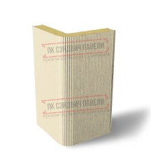 Угловая сэндвич-панель вертикальная из пенополиуретана, 0.5/0.5, ширина 1000 мм, толщина 10 мм, RAL1015 Угловая сэндвич-панель вертикальная из пенополиуретана, 0.5/0.5, ширина 1000 мм, толщина 10 мм, RAL1015