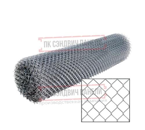 Сетка рабица стальная 2,0x10 м, ячейка 50x50x2,5 Сетка рабица стальная 2,0x10 м, ячейка 50x50x2,5