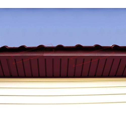 Софит металлический без перфорации 0,5 Satin с пленкой RAL 3005 красное вино Софит металлический без перфорации 0,5 Satin с пленкой RAL 3005 красное вино