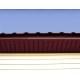 Софит металлический без перфорации 0,5 Satin с пленкой RAL 3005 красное вино