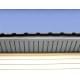 Софит металлический без перфорации 0,5 Satin с пленкой RAL 9006 бело-алюминиевый