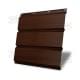 Софит металлический без перфорации 0,45 Print Elite с пленкой Choco Wood