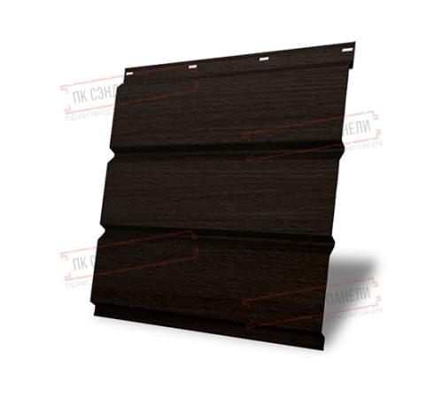 Софит металлический без перфорации 0,45 Print Elite с пленкой Coffee Wood Софит металлический без перфорации 0,45 Print Elite с пленкой Coffee Wood