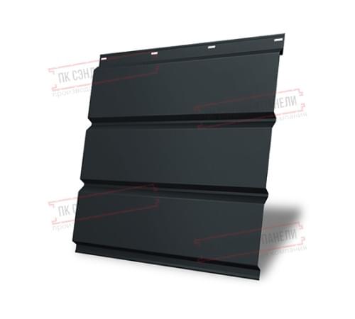 Софит металлический без перфорации 0,5 Satin с пленкой RAL 7016 антрацитово-серый Софит металлический без перфорации 0,5 Satin с пленкой RAL 7016 антрацитово-серый