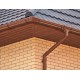 Софит металлический центральная перфорация 0,45 PE с пленкой RAL 8004 терракота