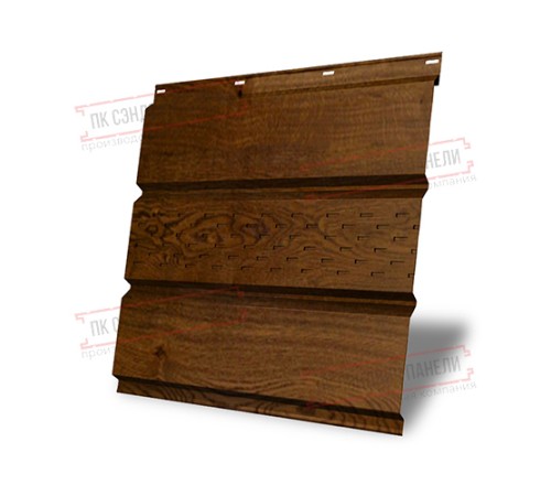 Софит металлический центральная перфорация 0,45 Print Premium с пленкой Antique Wood Софит металлический центральная перфорация 0,45 Print Premium с пленкой Antique Wood