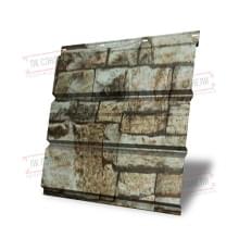 Софит металлический центральная перфорация 0,45 Print Elite с пленкой Fine Stone