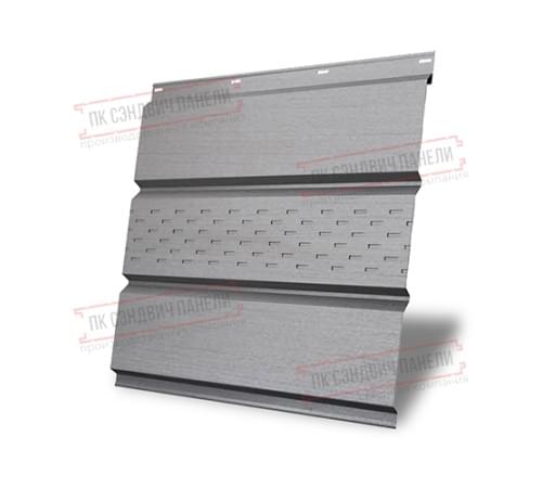 Софит металлический центральная перфорация 0,45 Print Elite с пленкой Milky Wood Софит металлический центральная перфорация 0,45 Print Elite с пленкой Milky Wood
