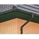 Софит металлический центральная перфорация 0,5 GreenCoat Pural BT с пленкой RR 11 темно-зеленый (RAL 6020 хромовая зелень)