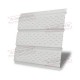 Софит металлический полная перфорация 0,5 Satin с пленкой RAL 9003 сигнальный белый