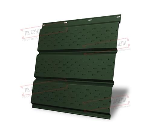 Софит металлический полная перфорация 0,5 Velur с пленкой RAL 6020 хромовая зелень Софит металлический полная перфорация 0,5 Velur с пленкой RAL 6020 хромовая зелень