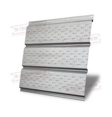 Софит металлический полная перфорация 0,45 Print Elite с пленкой Snow Wood